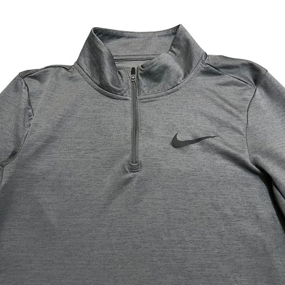 Nike Men's Superset 1/4 Zip Long Sleeve Training Top Gray Small - Picture 7 of 8